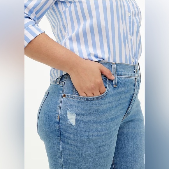 Women’s J. Crew 8" mid-rise skinny jean in signature stretch size 31 | EUC - Picture 6 of 7